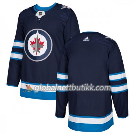 Winnipeg Jets Hockeydrakt Blank 2017-2018 Blå Adidas Authentic - Herre